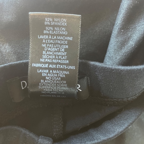 NWOT, David Lerner New York, Black Legging with Bottom Cuffs, Size Medium - Picture 4 of 4